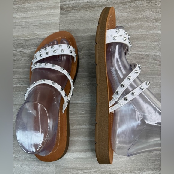 Dunes Ingrid Studded Strappy Sandals Womens Size 9 - Picture 5 of 9